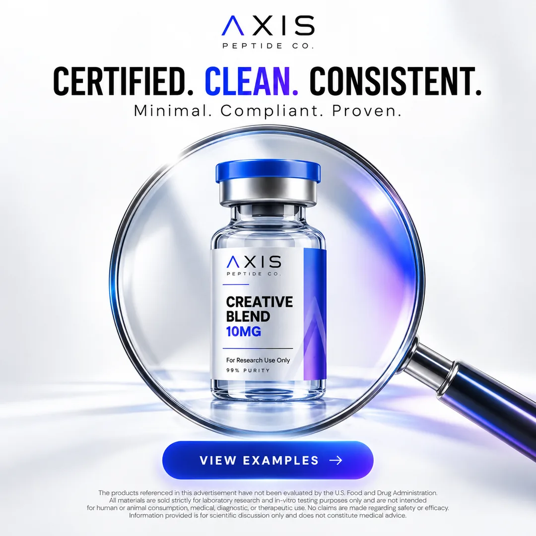 Peptide ad creative preview